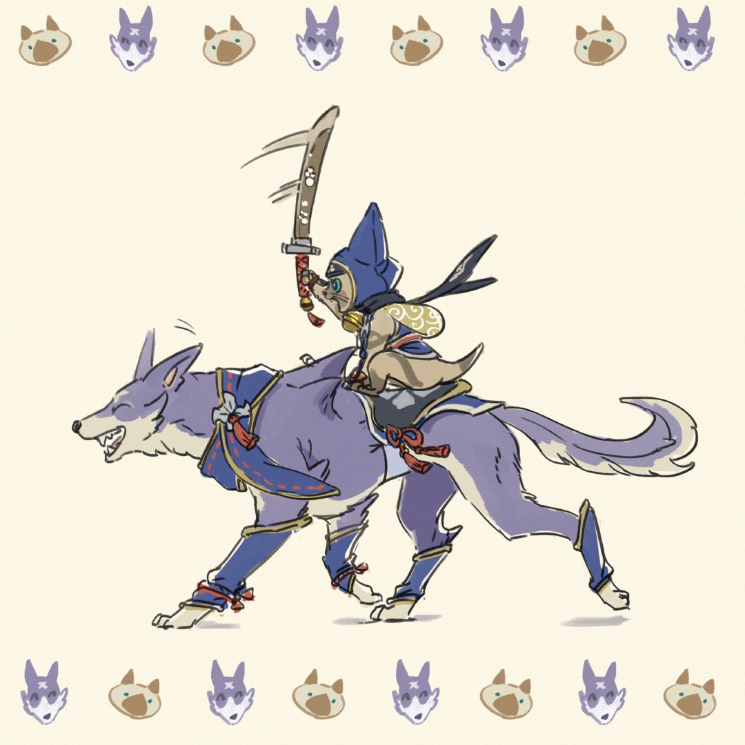 《怪物猎人：崛起》新绘图公开 艾露猫骑乘牙猎犬